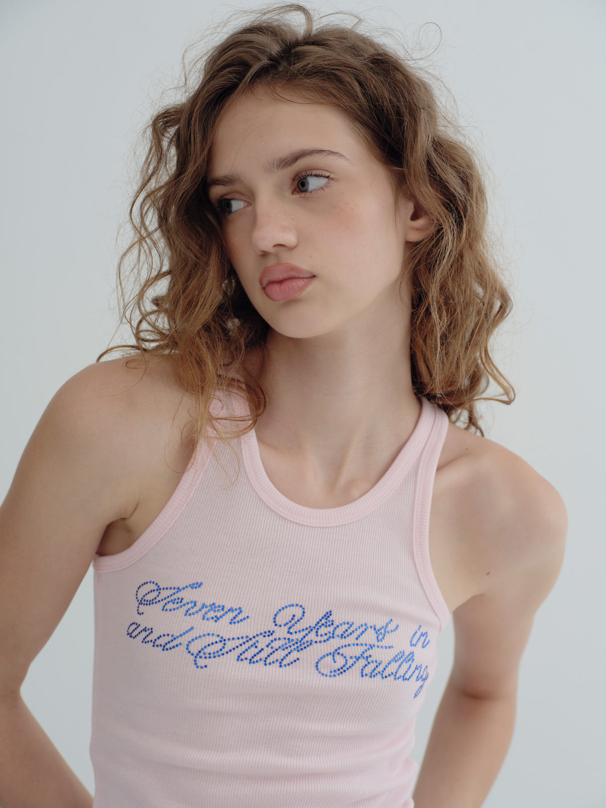 Bling Bling Tank - Seven Year in.. Baby pink