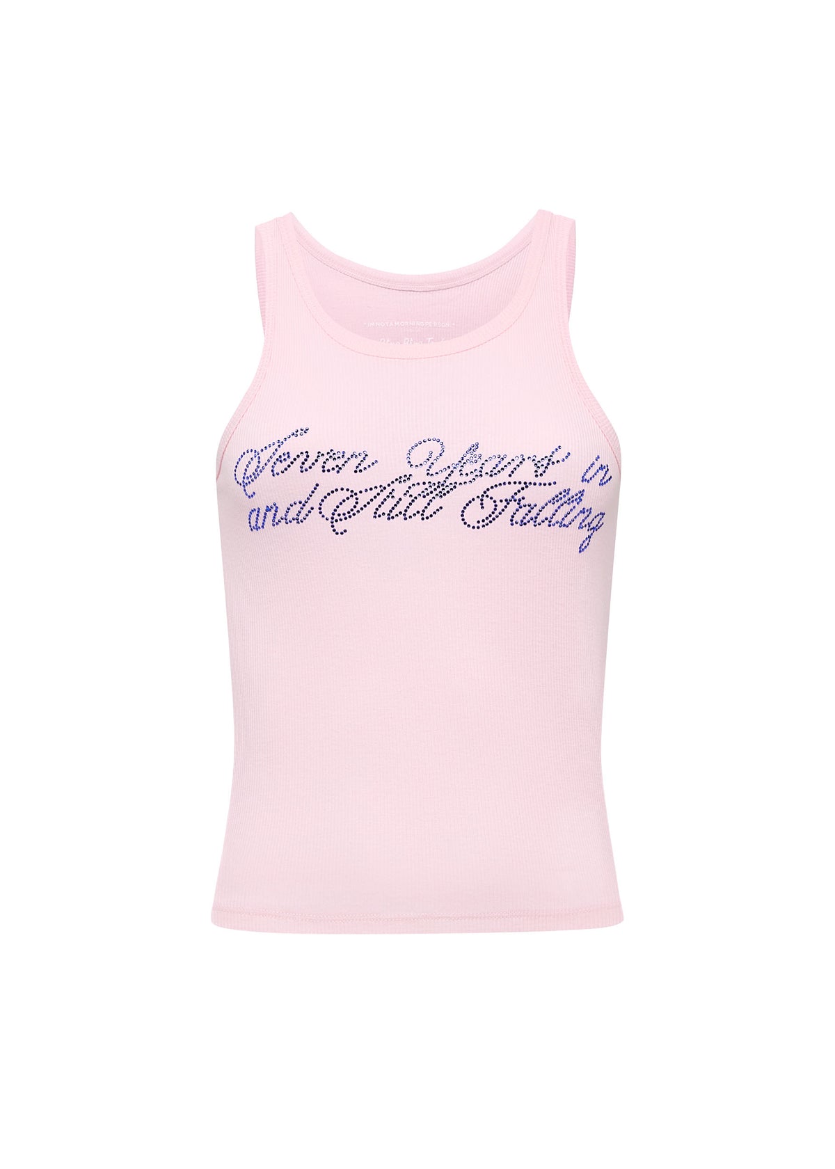 Bling Bling Tank - Seven Year in.. Baby pink