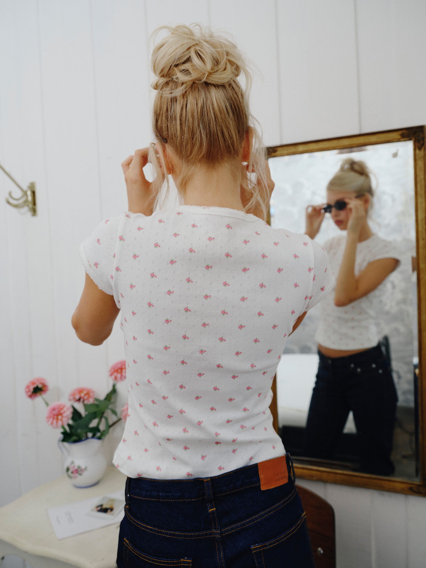 THE CLASSIC BABY TEE - pink rose sugar
