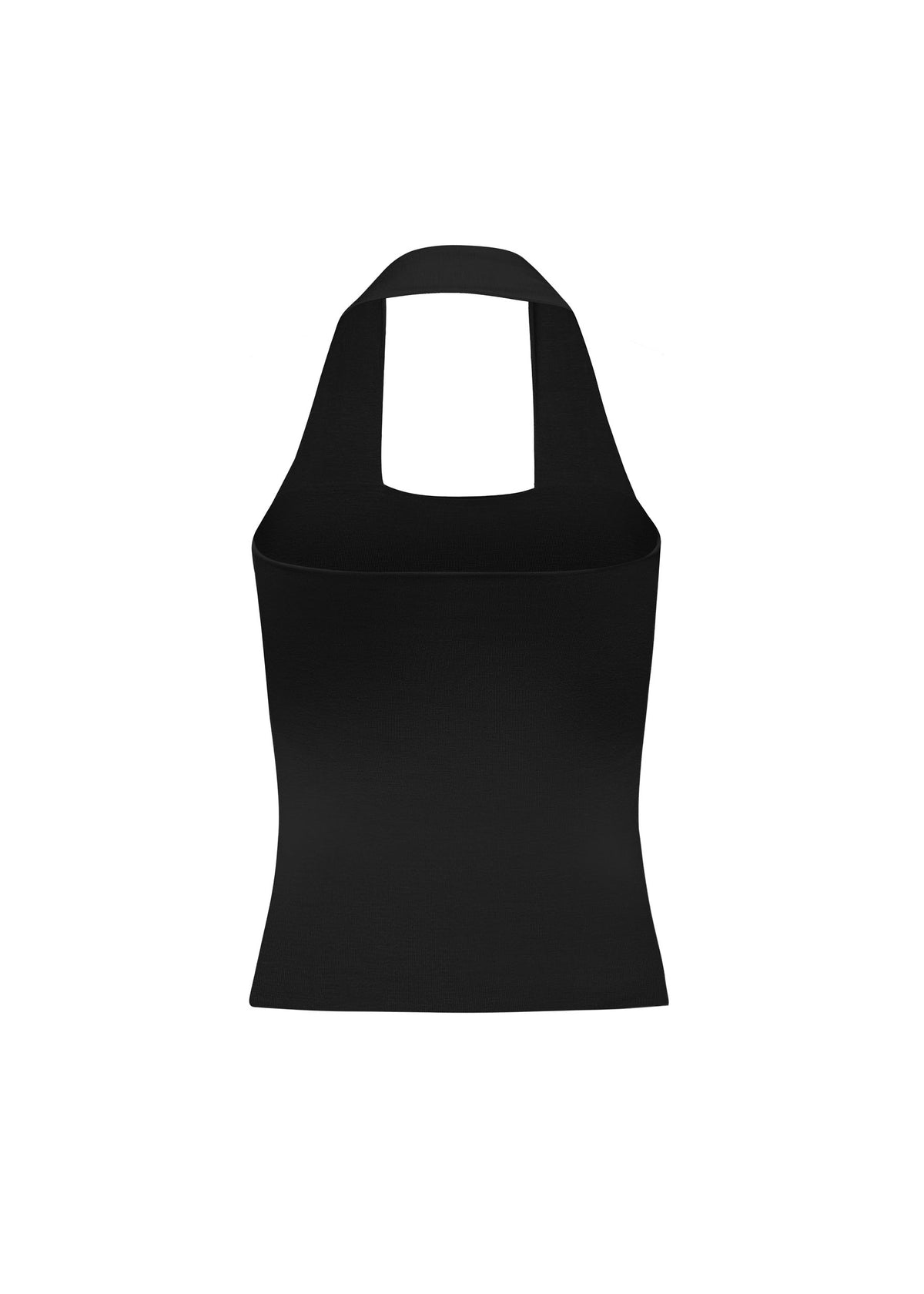 Jersey Halter Top - Black