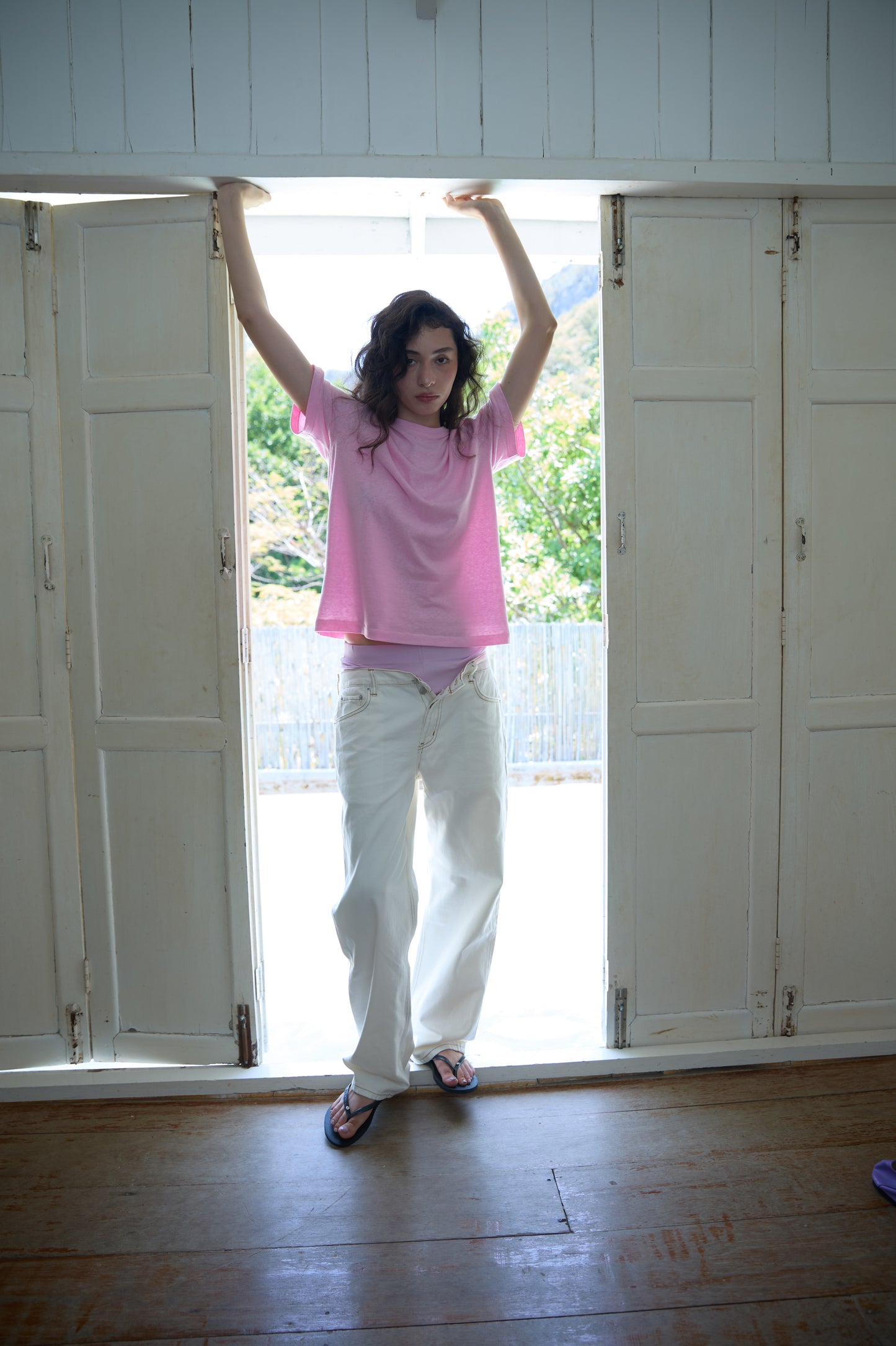 OVERSIZED SUMMER T-SHIRT - PINK