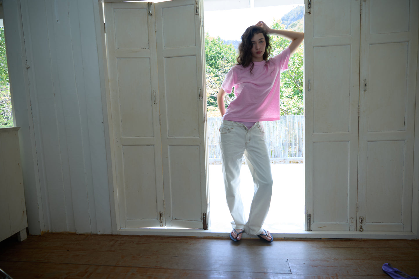 OVERSIZED SUMMER T-SHIRT - PINK