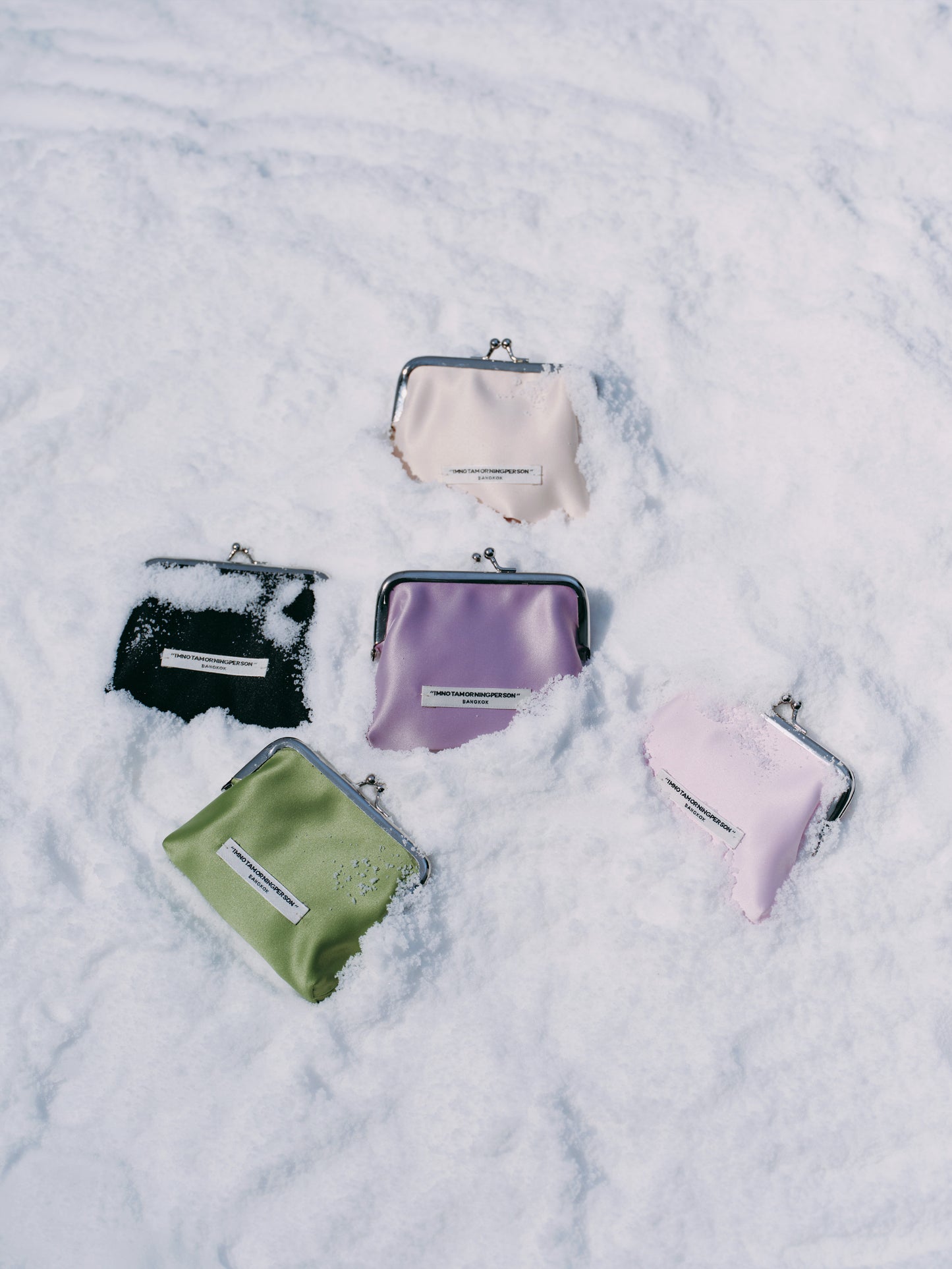 Kiss Lock Coin Purse - Blush Pink