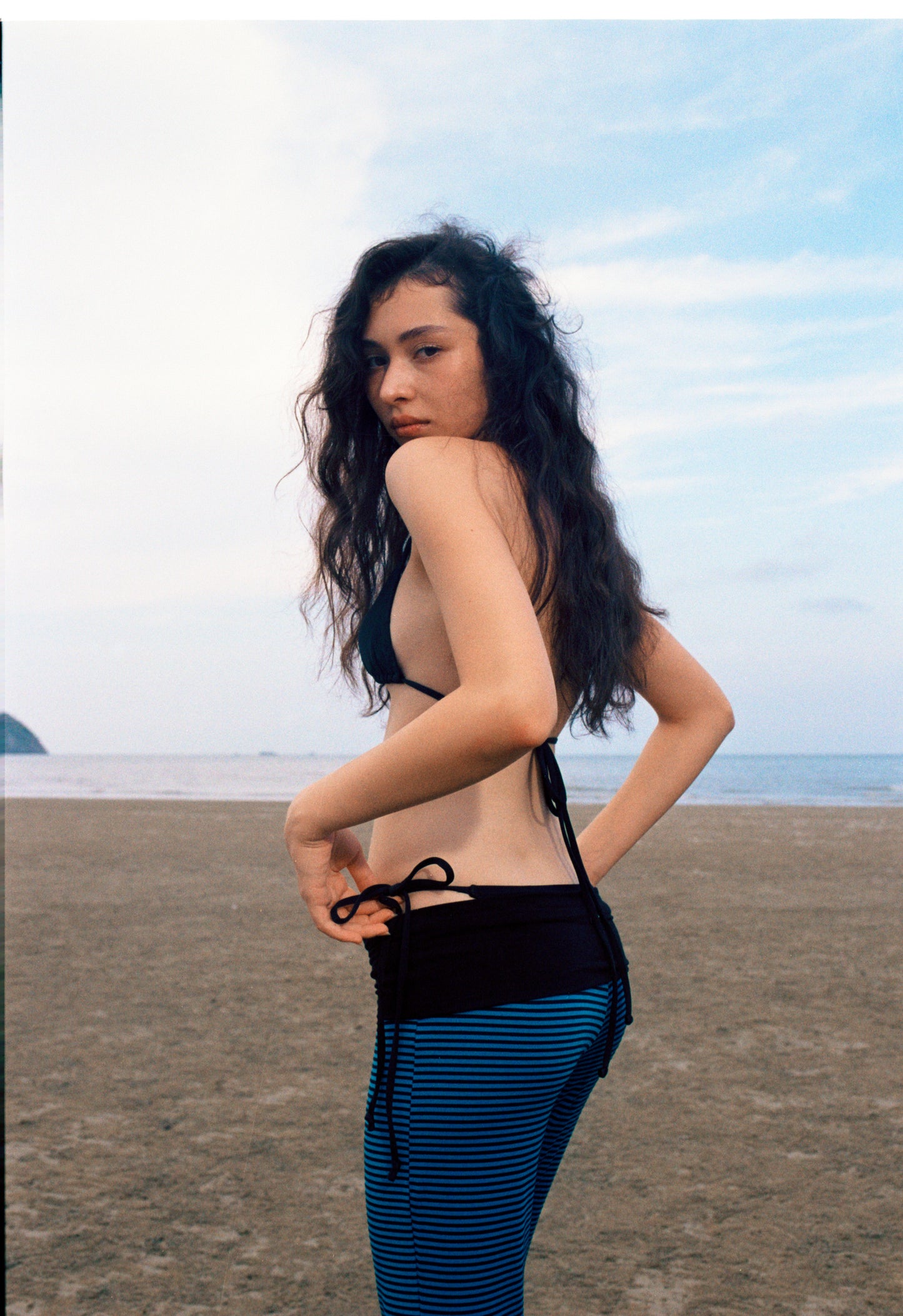 JERSEY FOLDOVER PANTS - DEEP TEAL