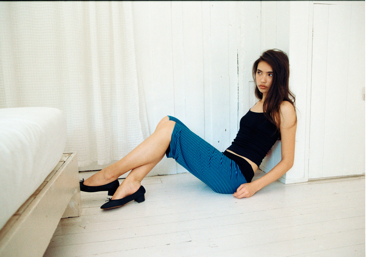 JERSEY FOLDOVER CAPRI PANTS - DEEP TEAL