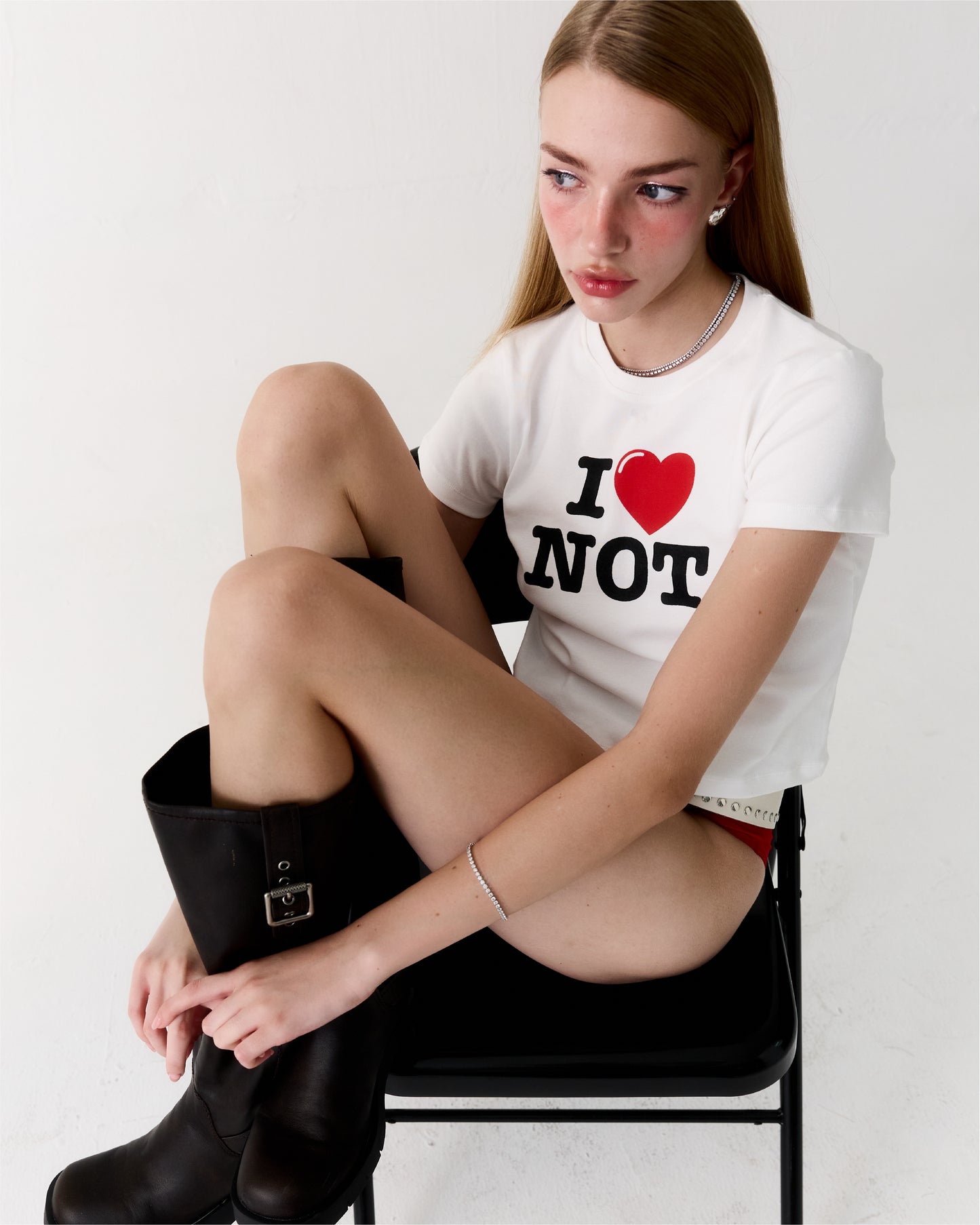 imnot tee - Classic ptint in red