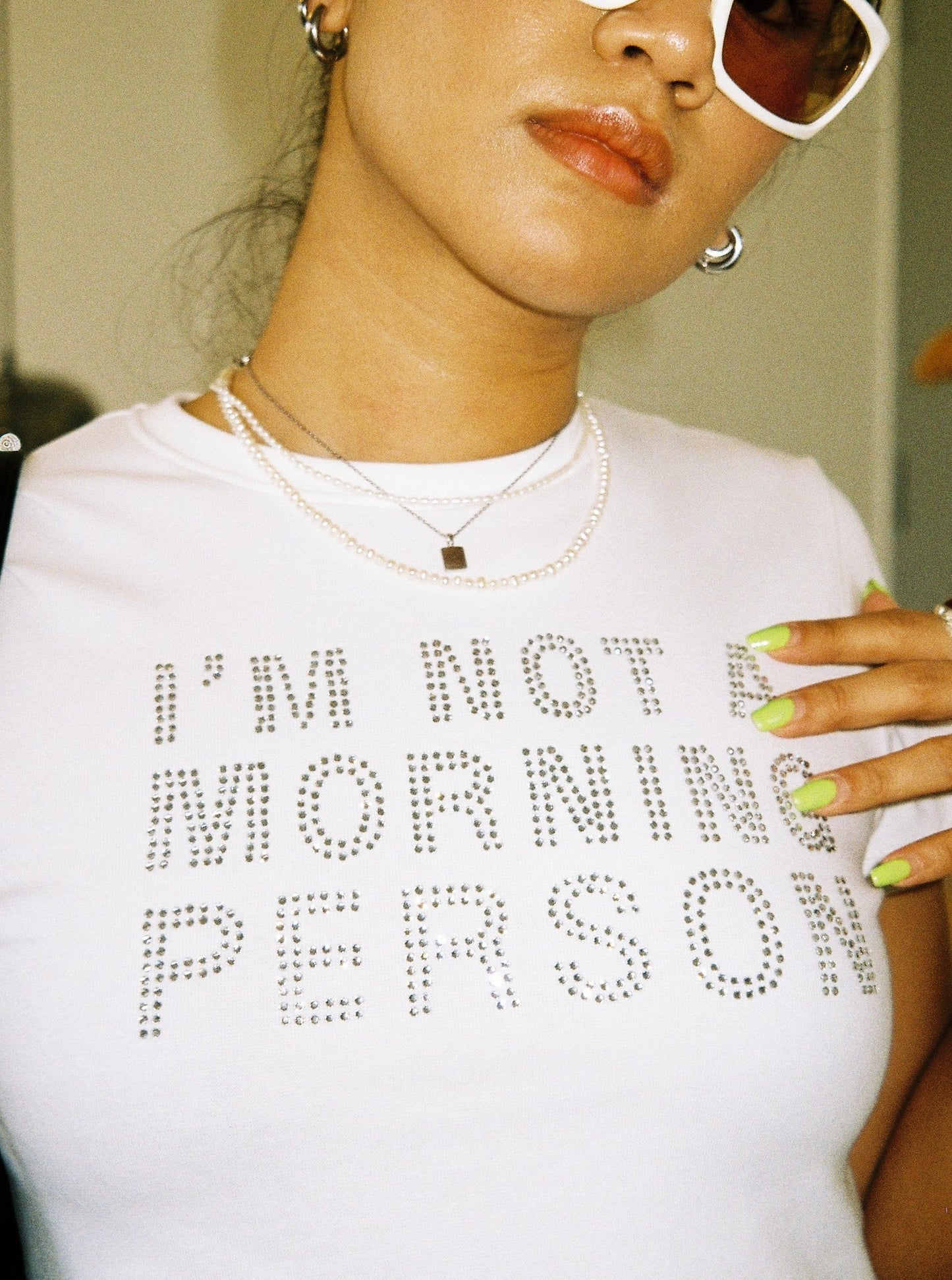 Imnot tee - bling bling white